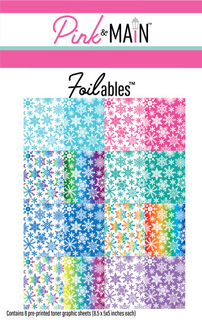 Rainbow Snowflakes Foilables® Sheets Rainbow Snowflakes Foilables® Sheets