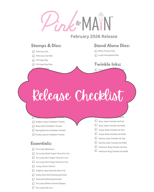 February 2026 Release Checklist