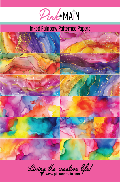 Inked Rainbow Paper Pack 8.5 x 5.5
