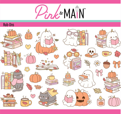 Fall Bookish Rub-ons