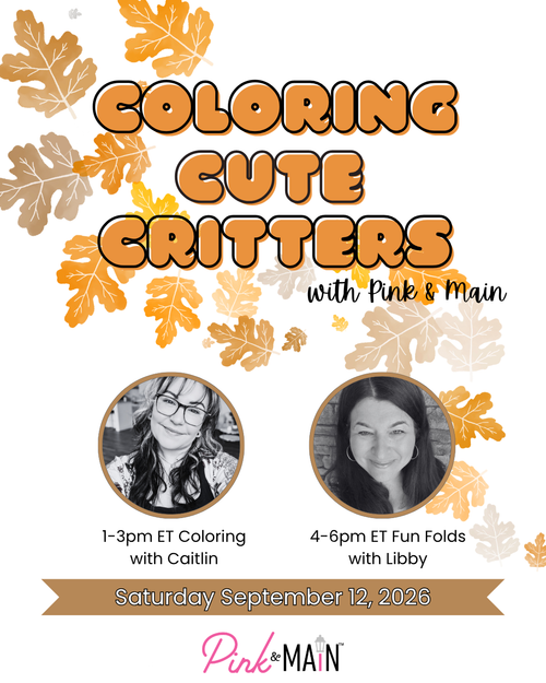 Coloring Cute Critters with Pink & Main Virtual Event