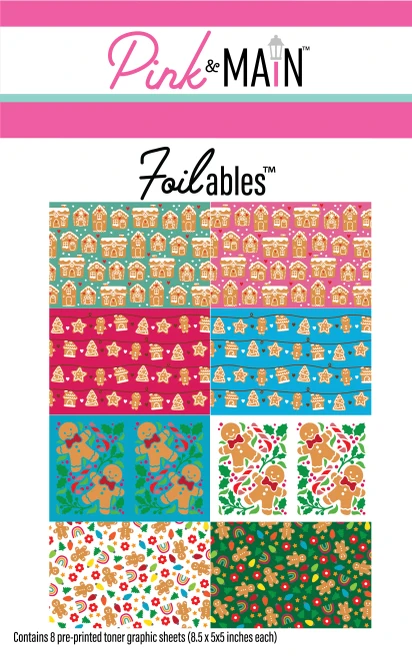Colorful Gingerbread Foilables® Sheets