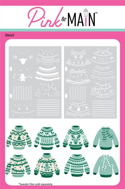 Holiday Sweater Layering Stencils (Set of 2)