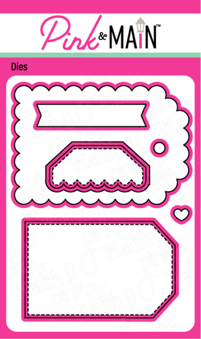 Pink and Main Fancy Tag dies