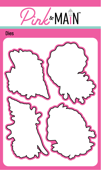 Pink and Main Floral Shells die Pink and Main Floral Shells die