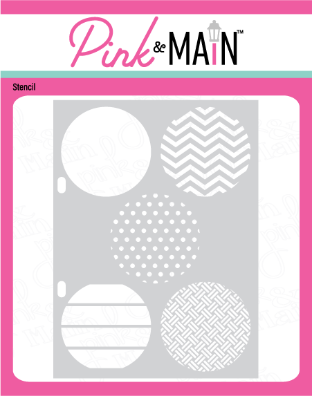 Circle Spotlights 1 Stencil - Pink and Main LLC