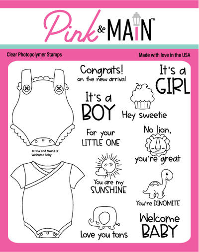 Welcome Baby - Pink and Main LLC