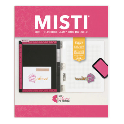 Misti Red Rubber Stamp Tool Original Size - Misti Most Incredible Stamp  Tool Invented