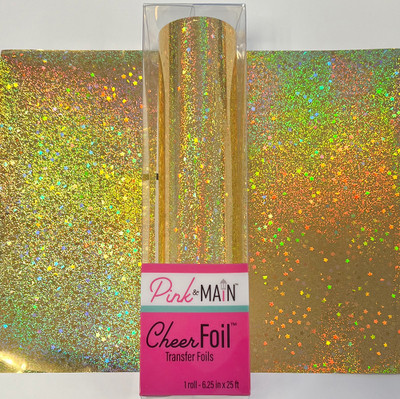 Sparkle Gold CheerFoil® - Pink and Main LLC