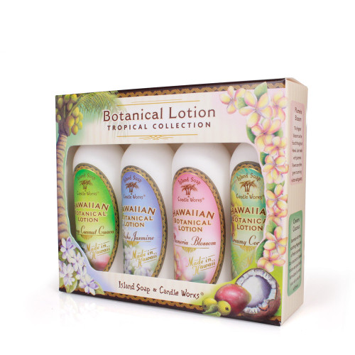 Hawaiian Botanical Lotion Sample Pack - Four 2 oz. lotions - one of ...