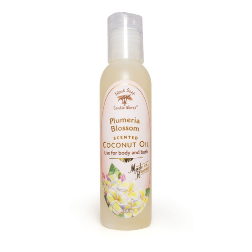 Plumeria Blossom Scented Coconut Oil 4.5oz