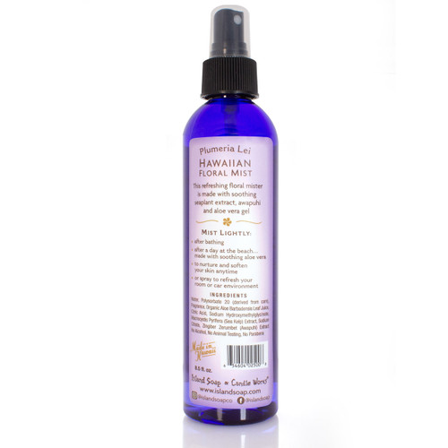 Refreshing plumeria floral mister - Island Soap & Candle Works