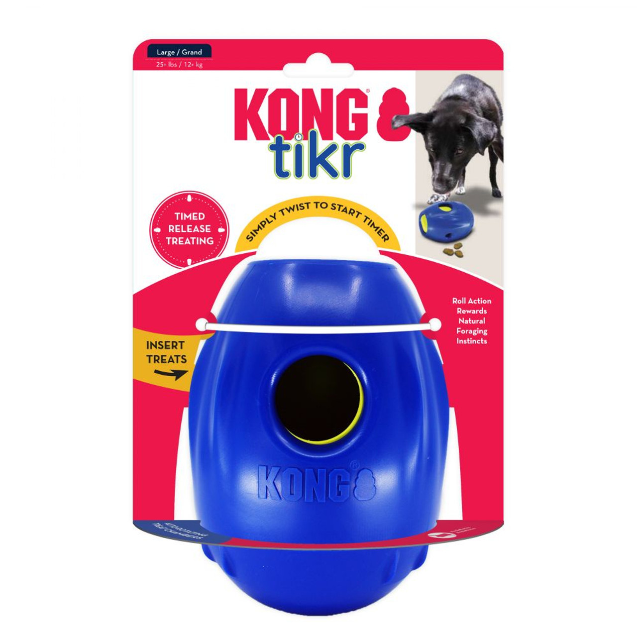 KONG Tikr Dog Toy Large 035585034409