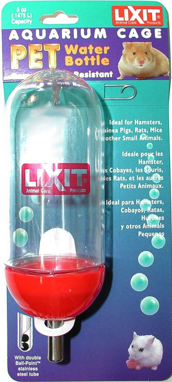 Lixit Chew Proof Glass Water Bottle for Small Animals