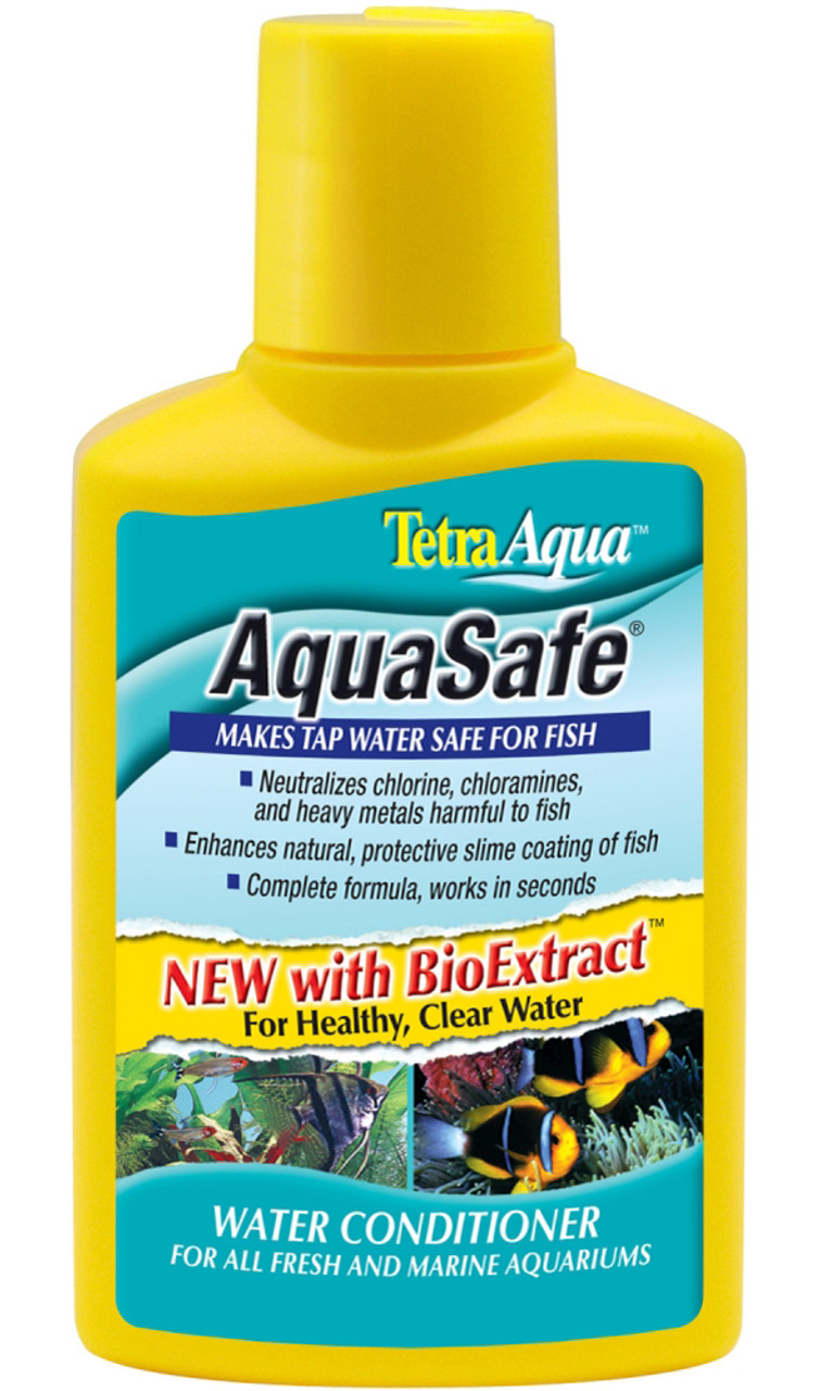 Tetra AquaSafe Plus Tap Water Conditioner  Conditioner, Clear water,  Marine aquarium