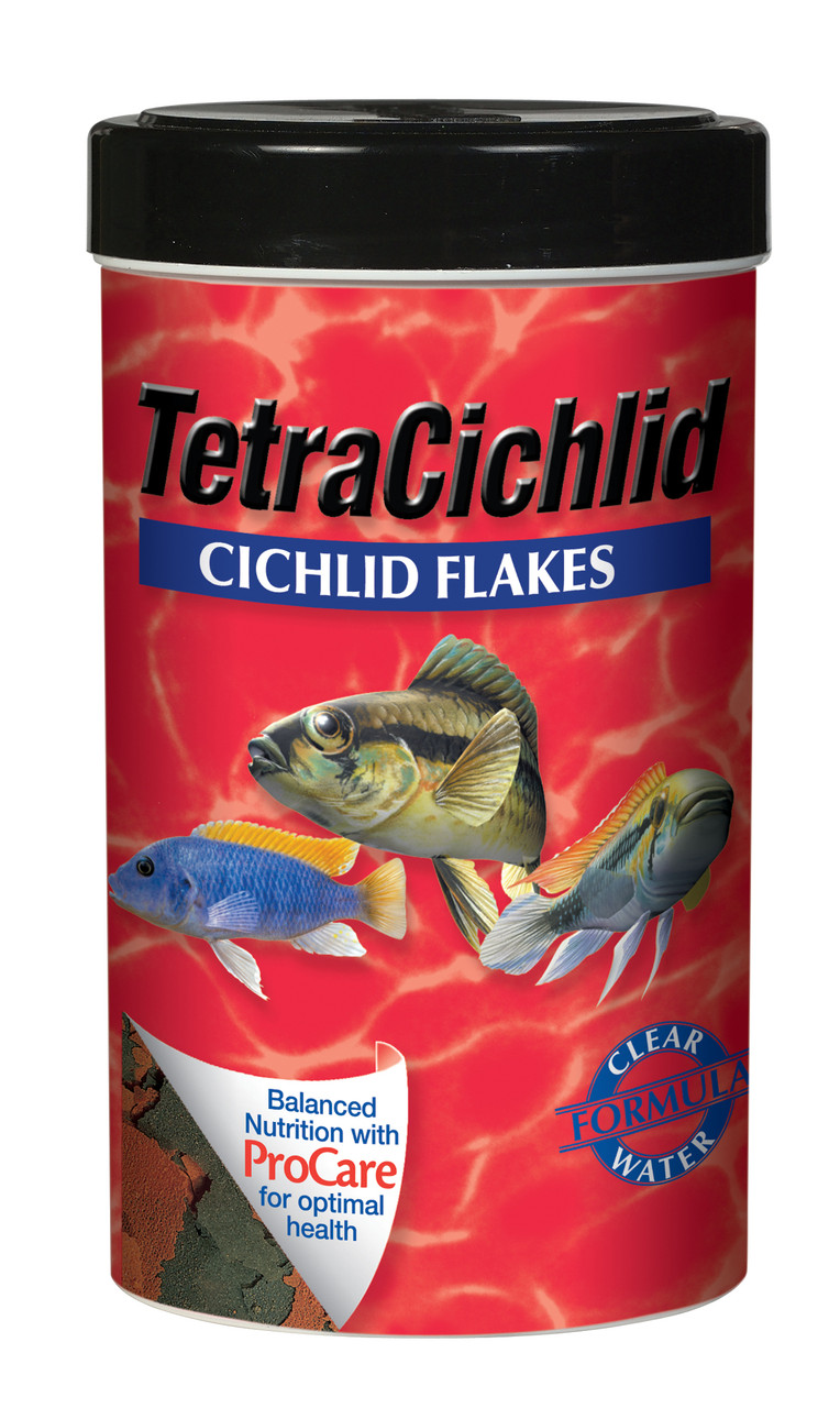 Tetra Cichlid Food 2.71oz - Large Flakes 679272 046798162469