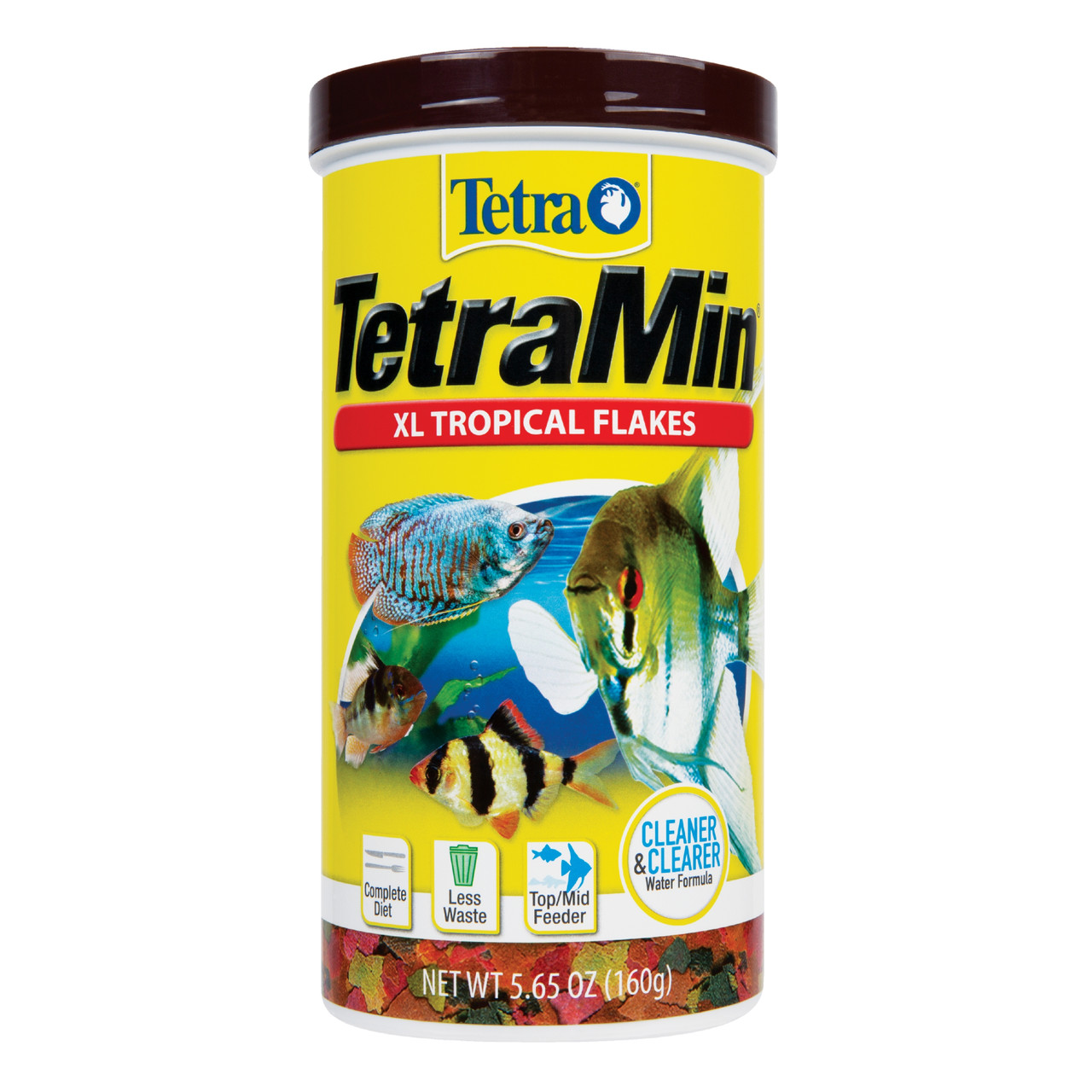 Tetra TetraMin Balanced Diet Tropical Fish Food Flakes, 3.53 oz 