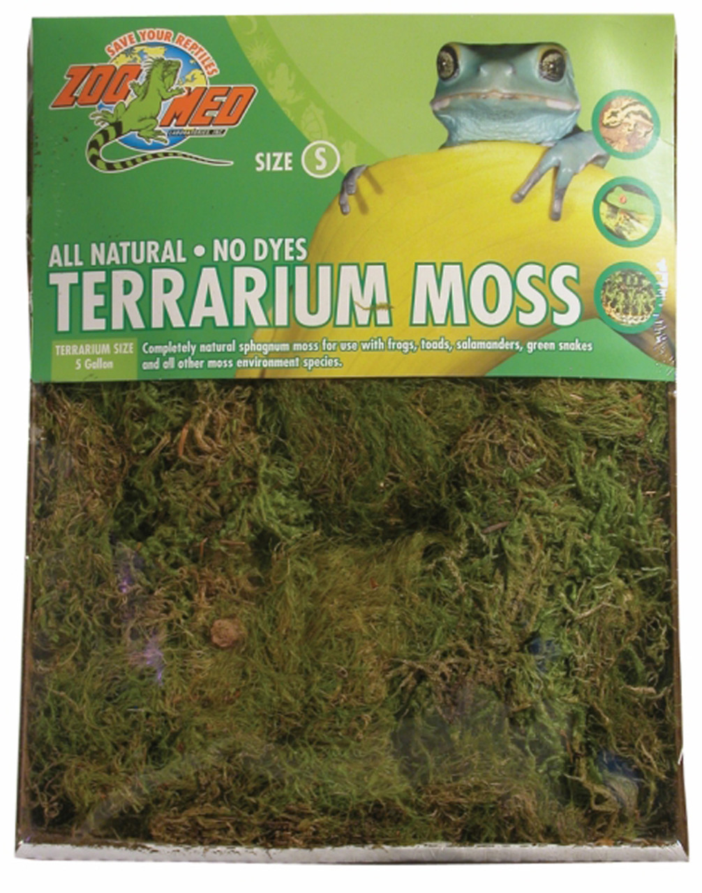 Zoo Med Terrarium Moss 5 Gallon 976145 097612200218