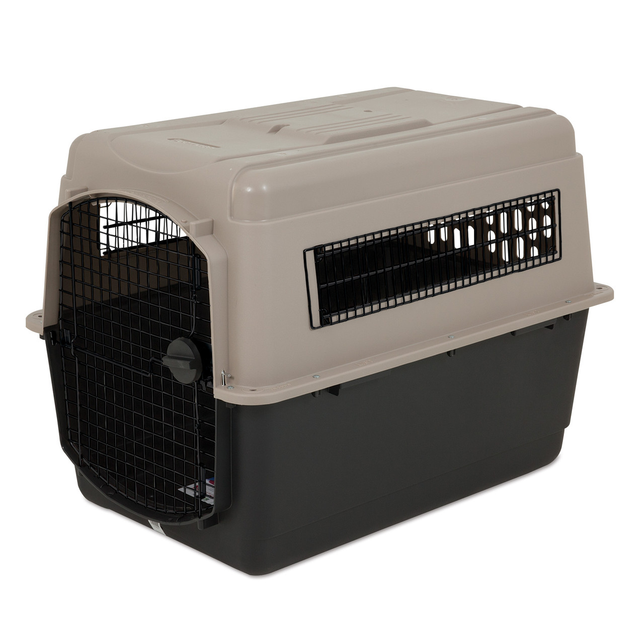 Petmate Vari Kennel Pet Carrier, Taupe/Black, 40-in, 40-in