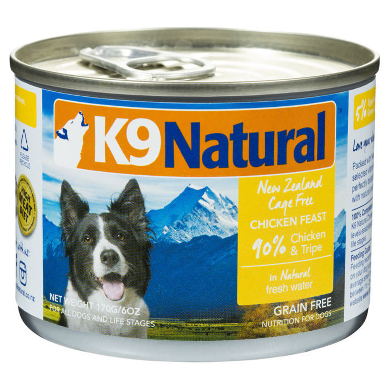 K9 Natural Dog Chicken 6oz 9421904014459