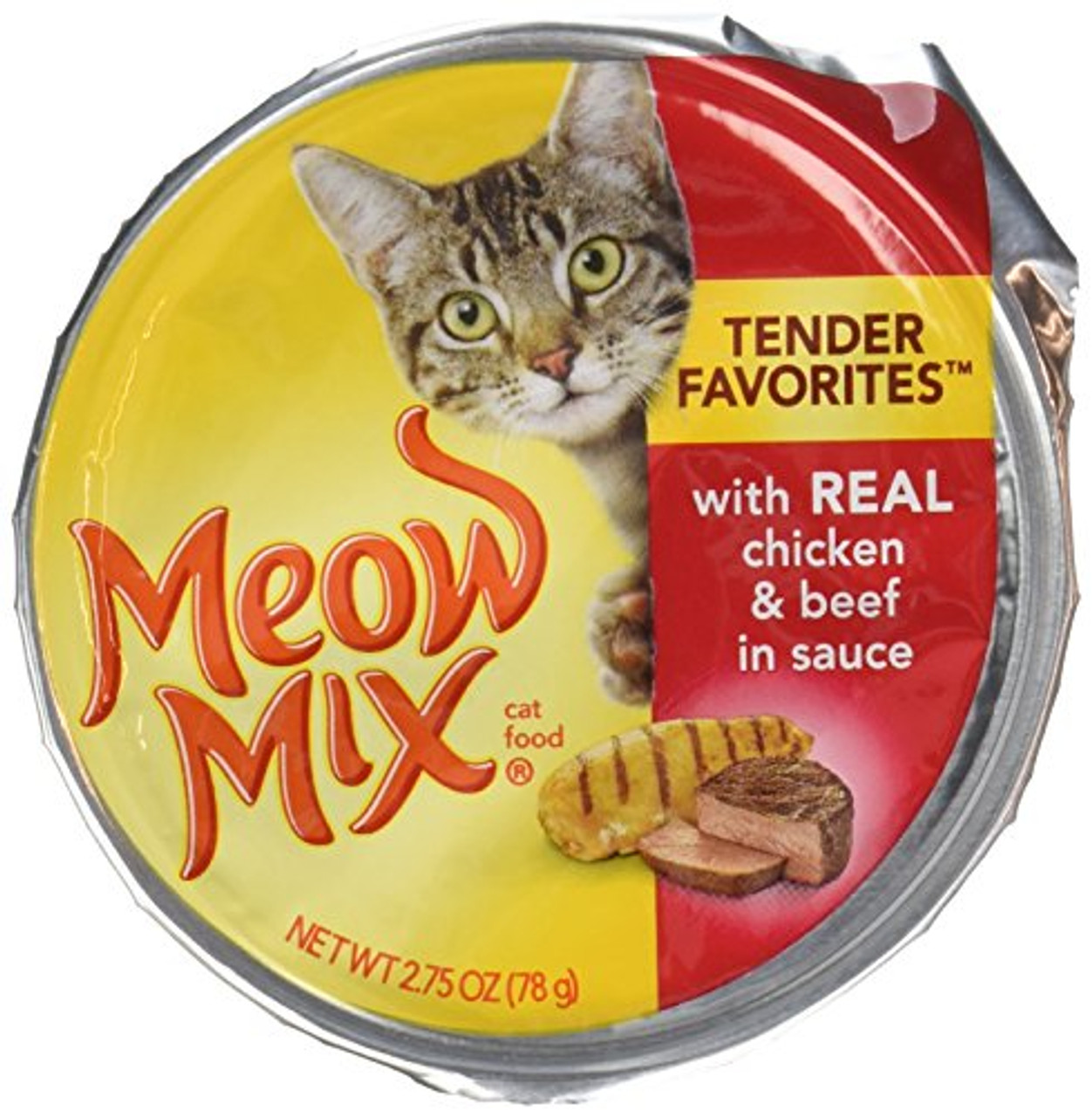 Meow Mix Tender Favorites Poultry & Beef Cat Food Variety Pack