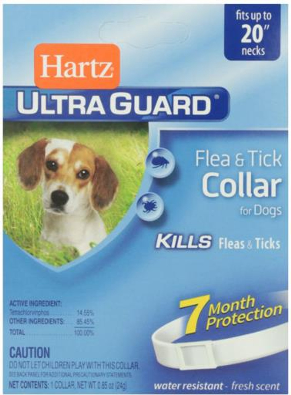 Hartz Ultra Guard Flea & Tick Dog Clr Wte <20