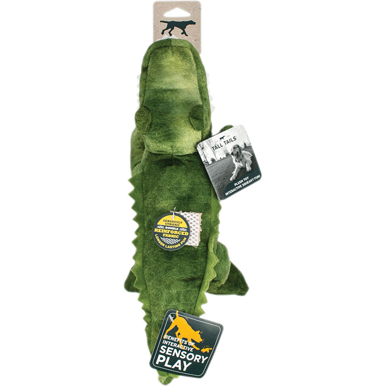 Tall Tails Crunch Seal Dog Toy - 14 in