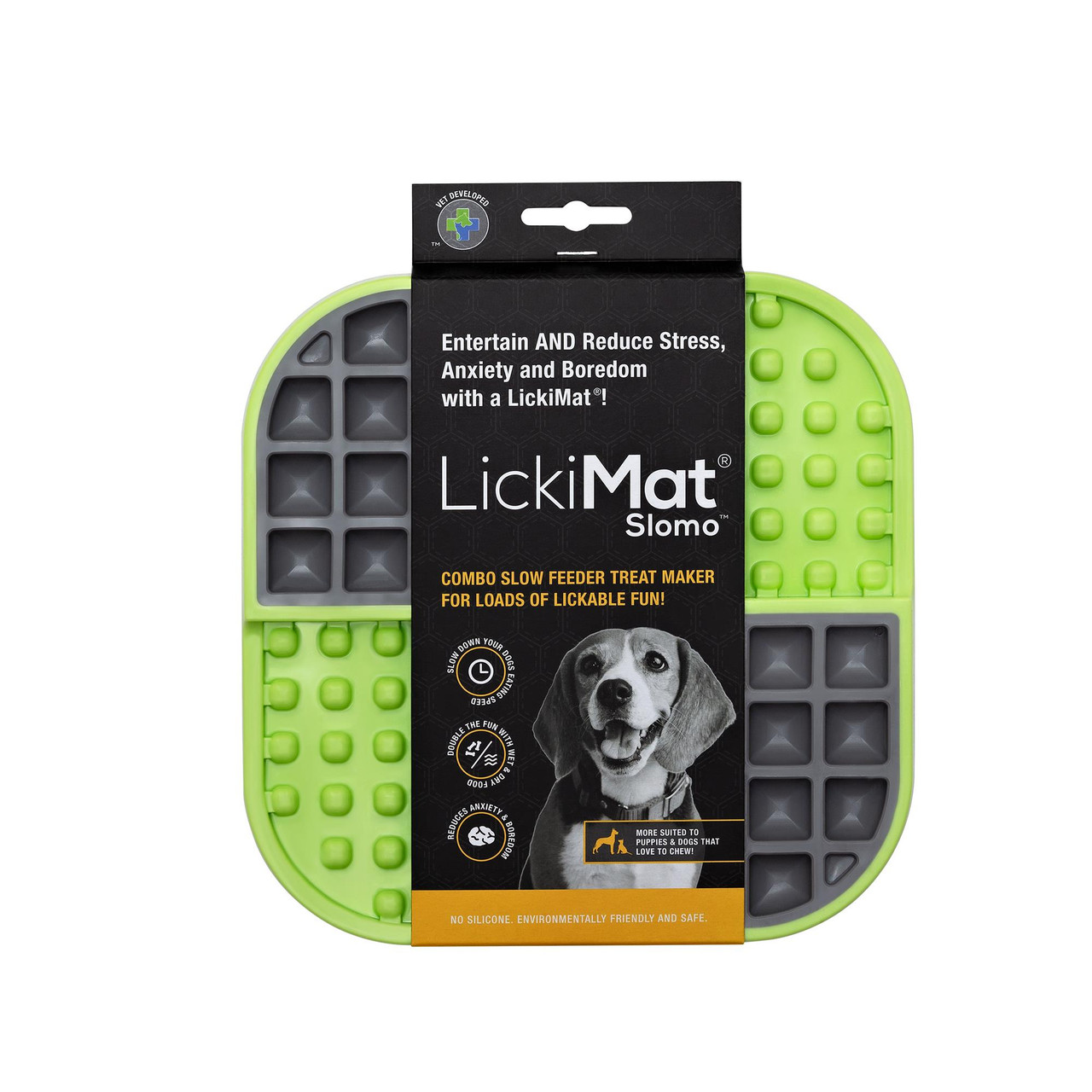 Authentic Lickimat Boredom Buster for Dogs - Perfect with Peanut