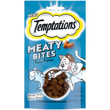 Temptations Meaty Bites Tuna Flavor Pouch 1.5 oz 023100137711