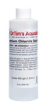Dr. Tim's Aquatics Ammonium Chloride Solution for Fishless Cycling 8 oz