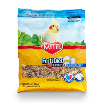 Kaytee Forti-Diet Pro Health Egg-Cite! Food Cockatiel 5lb