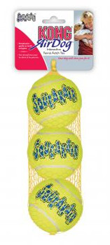 KONG Air Dog Squeaker Tennis Ball Dog Toy 3pk MD