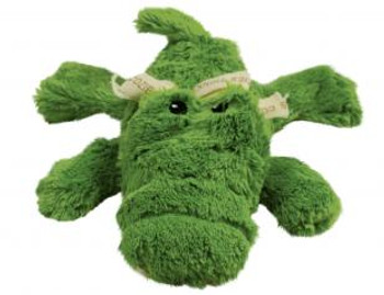 KONG Cozie Ali Alligator Plush Dog Toy Green MD