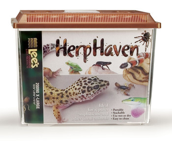 Lees HerpHaven Carrier for Reptiles & Amphibians Brown 15.75in X 12.5in XL