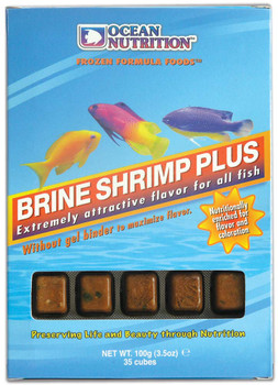 Ocean Nutrition Brine Shrimp Plus Frozen Fish Food 3.5 oz SD-5