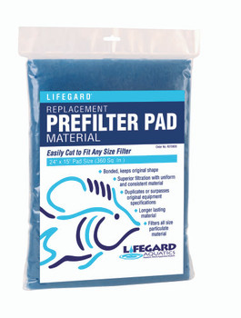 Lifegard Aquatics Prefilter & Felt Pad Combo Blue 24 in x 15 in