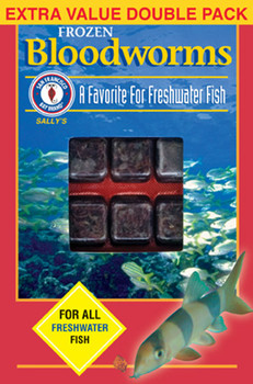 San Francisco Bloodworms Frozen Fish Food 7 oz SD-5 (D)