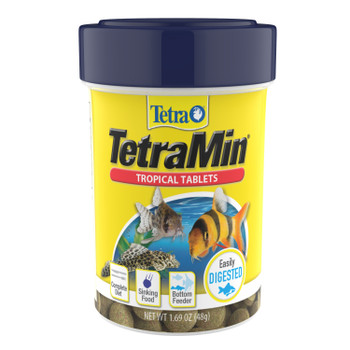 Tetra TetraMin Tablets Fish Food 1.69 oz 160 Count