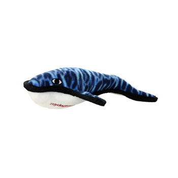 Tuffy Ocean Creature Whale Durable Dog Toy Blue 12in