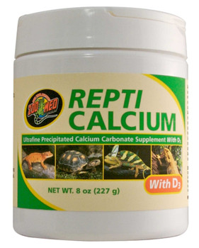 Zoo Med Repti Calcium with Vitamin D3 Reptile Supplement 8 oz