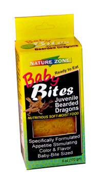 Nature Zone Bearded Dragon Baby Bites Gel Food 6 oz