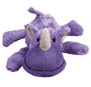 KONG Cozie Rosie Rhino Plush Dog Toy Purple SM
