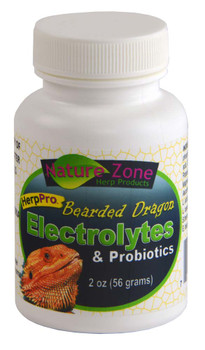Nature Zone Bearded Dragon Electrolytes & Probiotics Supplement 2 oz