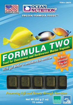 Ocean Nutrition Formula Two Frozen Fish Food 7 oz SD-5