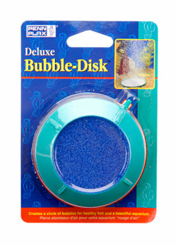 Penn-Plax Deluxe Bubble-Disk Air Stone Green/Blue 3in SM