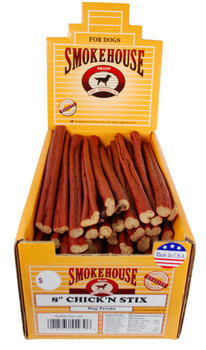 Smokehouse USA Made Chicken Stix Dog Treats 8 in 60 ct
