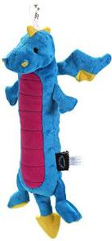GoDog Skinny Dragon Blue W/Chew Guard Large {L+1} 437381 743723702966