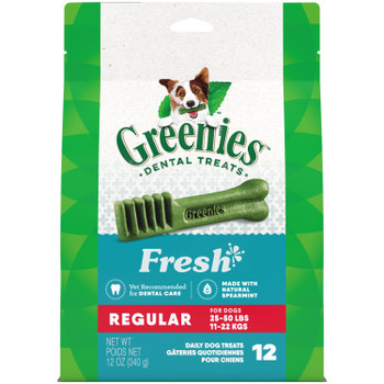 Greenies Dog Dental Treats Fresh 27oz 12ct Regular