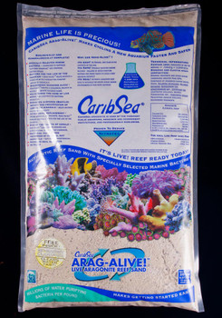 CaribSea Arag-Alive Bimini Pink Aquarium Substrate 20 lb