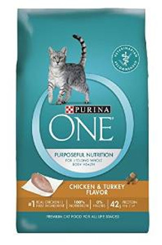 Purina One Adult Cat Chicken & Turkey 16lb {L-1} 178615 017800571920